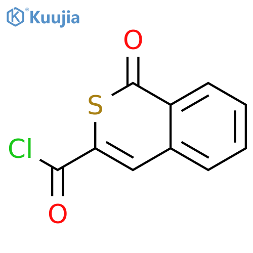 1H-2-BENZOTHIOPYRAN-3-CARBONYL CHLORIDE, 1-OXO- structure