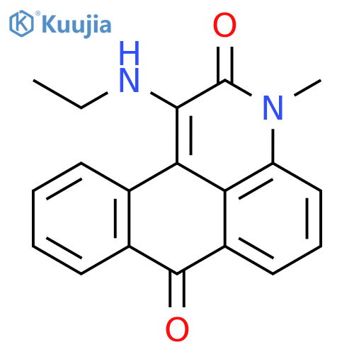 16-(ethylamino)-14-methyl-14-azatetracyclo[7.7.1.0^{2,7}.0^{13,17}]heptadeca-1(16),2,4,6,9(17),10,12-heptaene-8,15-dione structure