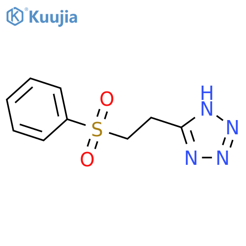 1H-Tetrazole, 5-[2-(phenylsulfonyl)ethyl]- structure