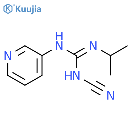 N''-cyano-N'-(propan-2-yl)-N-(pyridin-3-yl)guanidine structure