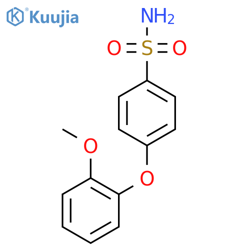 4-(2-methoxyphenoxy)benzene-1-sulfonamide structure
