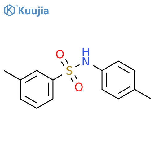3-methyl-N-(4-methylphenyl)benzenesulfonamide structure