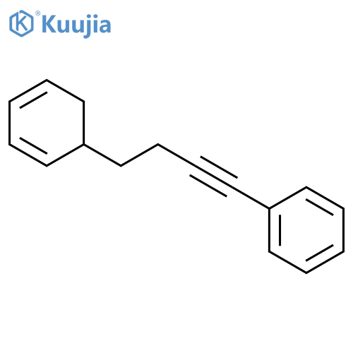Benzene, [4-(2,4-cyclohexadien-1-yl)-1-butynyl]- structure
