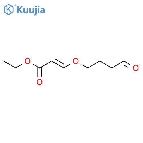 2-PROPENOIC ACID, 3-(4-OXOBUTOXY)-, ETHYL ESTER structure