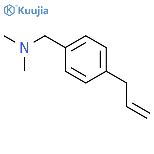 Benzenemethanamine, N,N-dimethyl-4-(2-propenyl)- structure