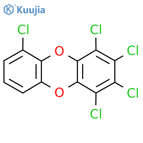 1,2,3,4,6-pentachlorodibenzo-p-dioxin structure