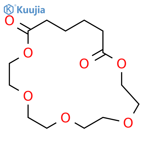 1,4,7,10,13-Pentaoxacyclononadecane-14,19-dione structure