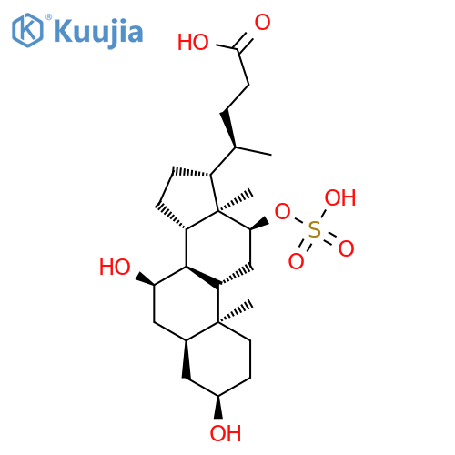 Cholan-24-oic acid, 3,7-dihydroxy-12-(sulfooxy)-, (3a,5b,7a,12a)- structure