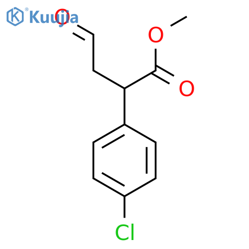 Methyl 2-(4-chlorophenyl)-4-oxobutanoate structure