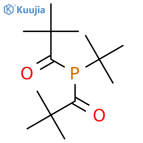 1,1'-(tert-butylphosphinediyl)bis(2,2-dimethylpropan-1-one) structure