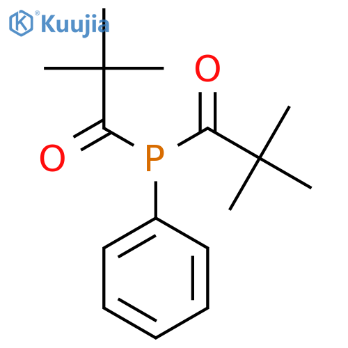 PHOSPHINE, BIS(2,2-DIMETHYL-1-OXOPROPYL)PHENYL- structure