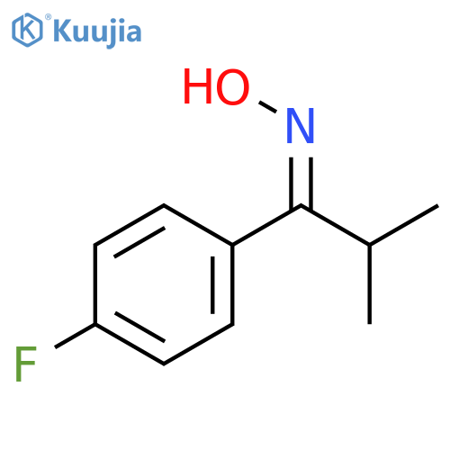 1-Propanone, 1-(4-fluorophenyl)-2-methyl-, oxime, (Z)- structure