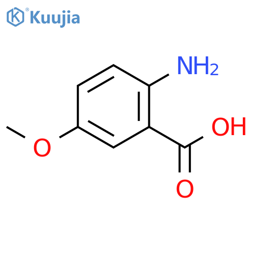 2-Amino-5-methoxybenzoic acid structure