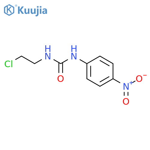 Urea, N-(2-chloroethyl)-N'-(4-nitrophenyl)- structure