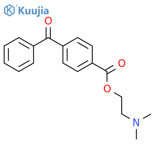 2-(Dimethylamino)ethyl 4-benzoylbenzoate structure