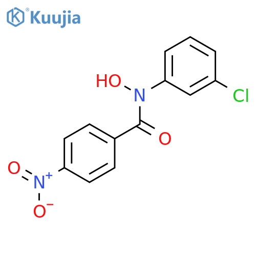 BENZAMIDE, N-(3-CHLOROPHENYL)-N-HYDROXY-4-NITRO- structure