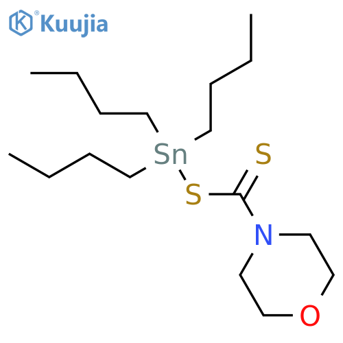 4-{[(Tributylstannyl)sulfanyl]carbonothioyl}morpholine structure