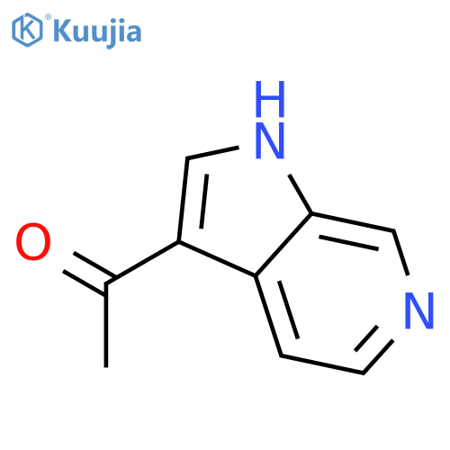1-(1H-Pyrrolo2,3-cpyridin-3-yl)ethanone structure