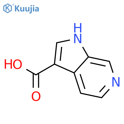 1H-Pyrrolo[2,3-c]pyridine-3-carboxylic acid structure