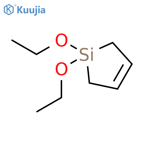 1,1-Diethoxy-2,5-dihydro-1H-silole structure
