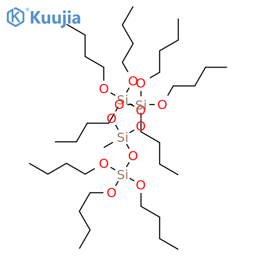 TRISILOXANE, 1,1,1,5,5,5-HEXABUTOXY-3-METHYL-3-[(TRIBUTOXYSILYL)OXY]- structure