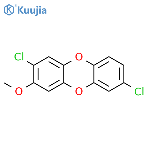 Dibenzo[b,e][1,4]dioxin, 2,7-dichloro-3-methoxy- structure
