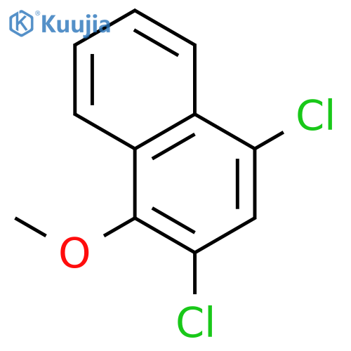NAPHTHALENE, 2,4-DICHLORO-1-METHOXY- structure