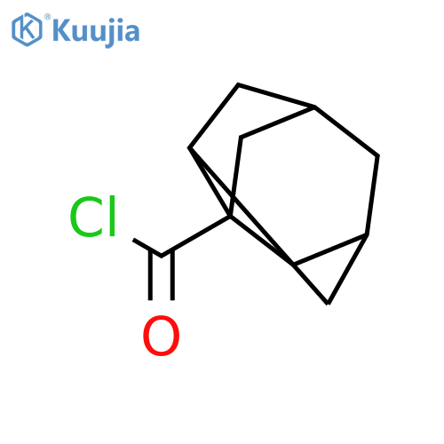 2,5-Methanopentalene-3a(1H)-carbonyl chloride, hexahydro- structure
