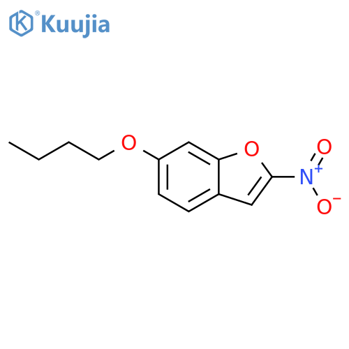 BENZOFURAN, 6-BUTOXY-2-NITRO- structure