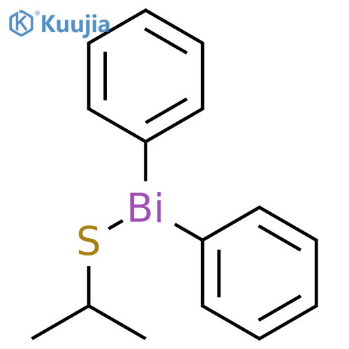 BISMUTHINE, [(1-METHYLETHYL)THIO]DIPHENYL- structure