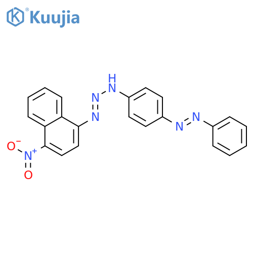 N-[(4-nitronaphthalen-1-yl)diazenyl]-4-phenyldiazenylaniline structure