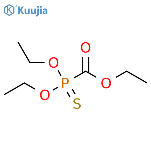 (Diethoxyphosphinothioyl)formic acid ethyl ester structure