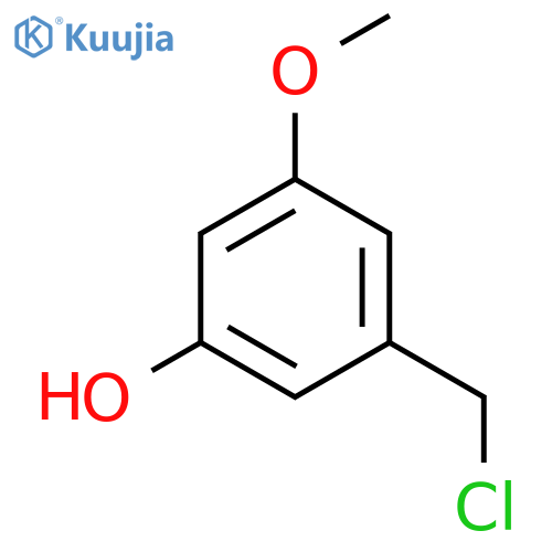 3-Hydroxy-5-methoxybenzyl chloride structure