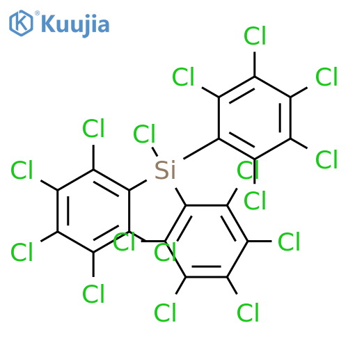 Silane, chlorotris(pentachlorophenyl)- structure