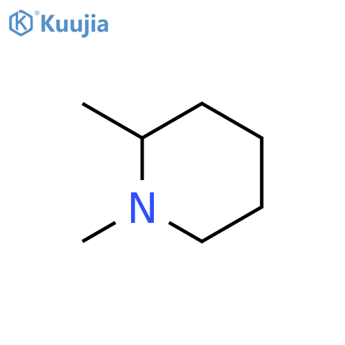 Piperidine,1,2-dimethyl- structure
