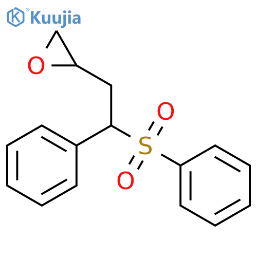 Oxirane, [2-phenyl-2-(phenylsulfonyl)ethyl]- structure