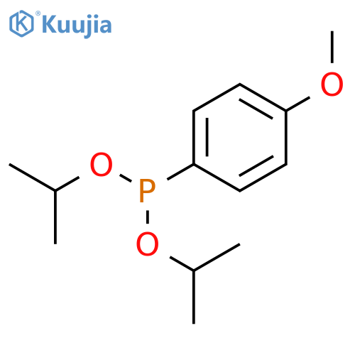 Phosphonous acid, (4-methoxyphenyl)-, bis(1-methylethyl) ester structure