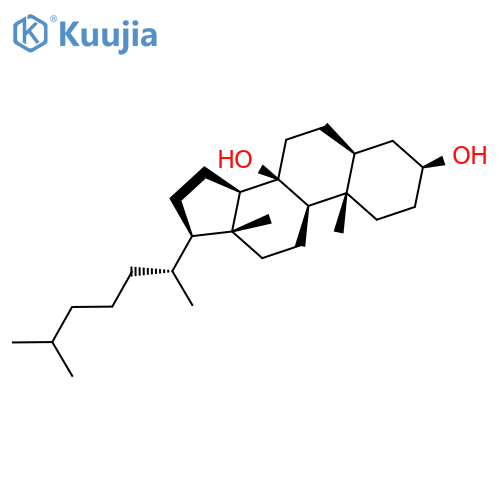 Cholestane-3,8-diol, (3b,5a)- structure