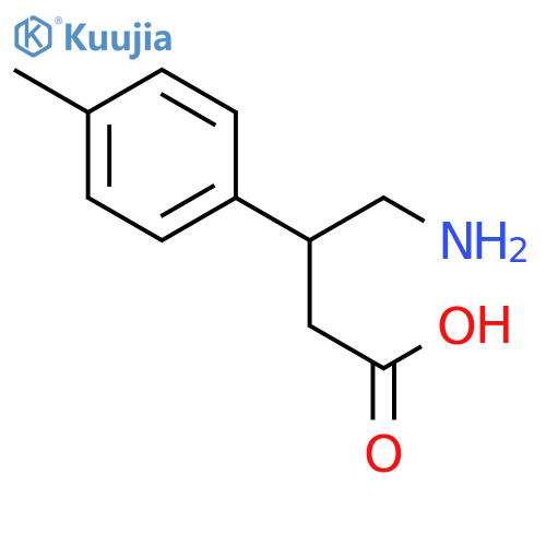 (R)-4-Amino-3-p-tolylbutanoicacid structure
