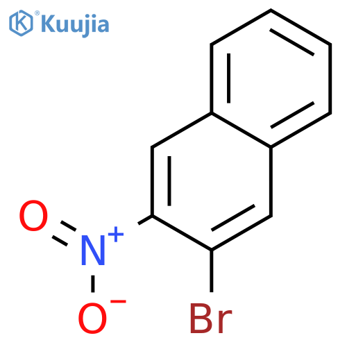 Naphthalene,2-bromo-3-nitro- structure
