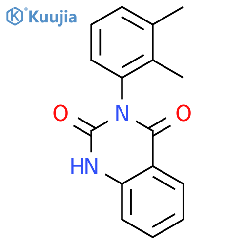 3-(2,3-dimethylphenyl)-1,2,3,4-tetrahydroquinazoline-2,4-dione structure