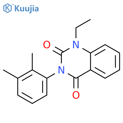 2,4(1H,3H)-QUINAZOLINEDIONE, 3-(2,3-DIMETHYLPHENYL)-1-ETHYL- structure