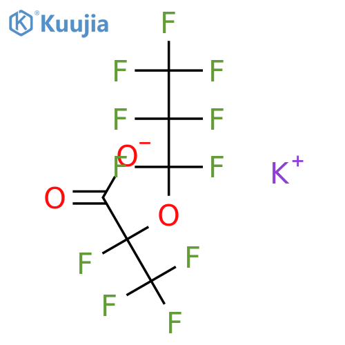 potassium 2,3,3,3-tetrafluoro-2-(heptafluoropropoxy)propionate structure
