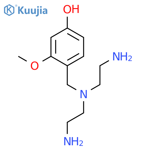 PHENOL, 4-[[BIS(2-AMINOETHYL)AMINO]METHYL]-3-METHOXY- structure