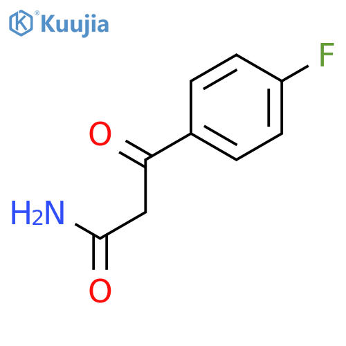 3-(4-fluorophenyl)-3-oxopropanamide structure