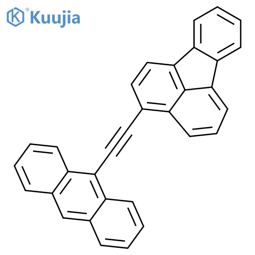 FLUORANTHENE, 3-(9-ANTHRACENYLETHYNYL)- structure