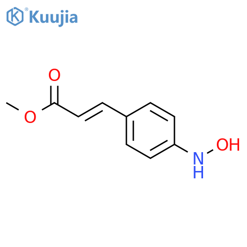 2-Propenoic acid, 3-[4-(hydroxyamino)phenyl]-, methyl ester, (E)- structure