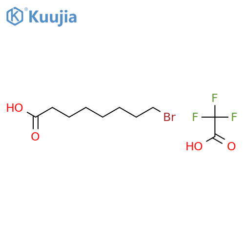 OCTANOIC ACID, 8-BROMO-, COMPD. WITH TRIFLUOROACETIC ACID (1:1) structure
