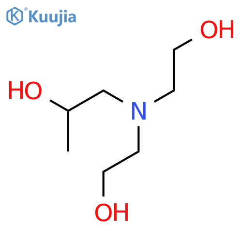 1-N,N-Bis(2-hydroxyethyl)amino-2-propanol structure