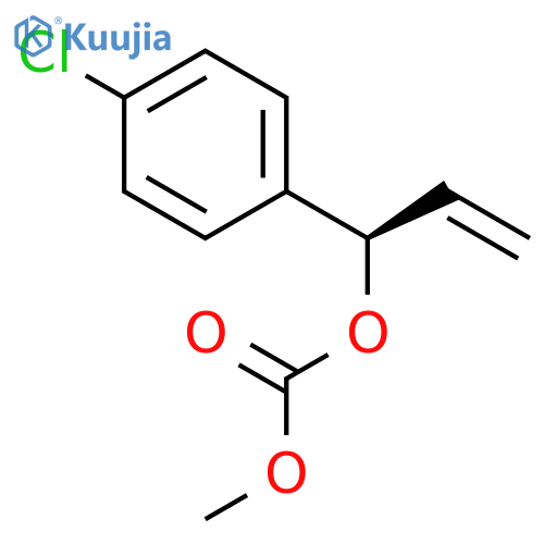 Carbonic acid, (1R)-1-(4-chlorophenyl)-2-propenyl methyl ester structure